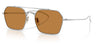 Oliver Peoples OV1365ST TK-15 Sunglasses - Silver / Cognac
