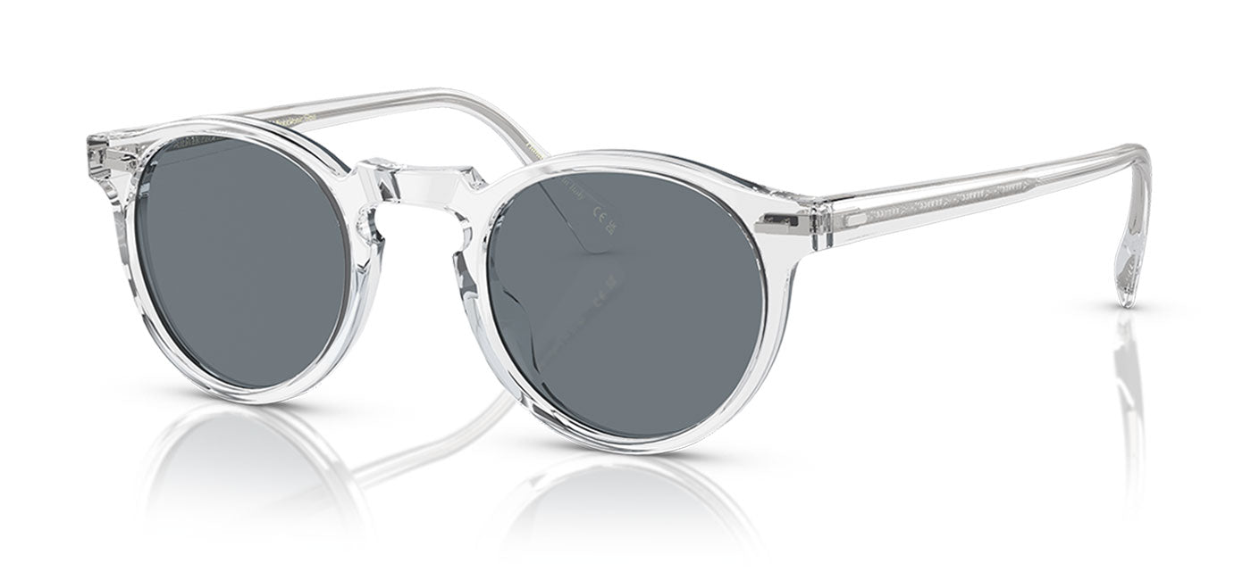 Oliver Peoples OV5217S Gregory Peck Sunglasses - Crystal / Blue Photochromic