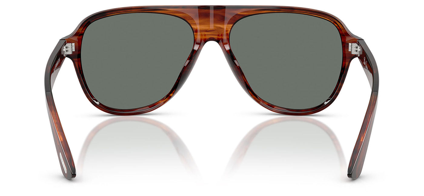 Oliver Peoples OV5581SU Paul Newman Sunglasses - Dark Amber Smoke / Regal Blue
