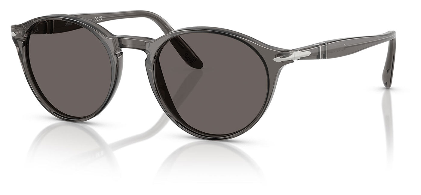 Persol PO3092SM Sunglasses - Transparent Grey / Dark Grey