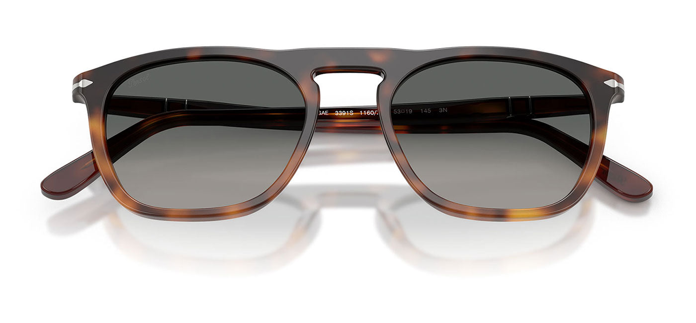 Persol PO3391S Gae Sunglasses - Gradient Havana / Gradient Grey