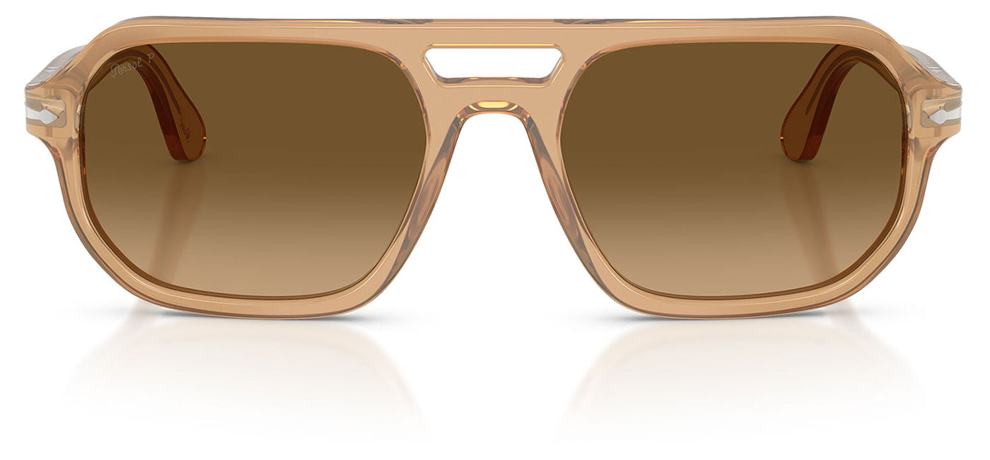 Persol PO3393S Guido Sunglasses - Opal Beige / Brown Gradient Brown