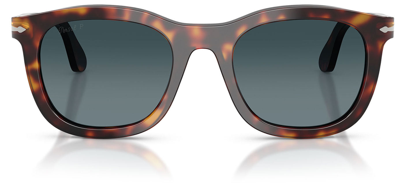 Persol PO3395S Sunglasses - Havana / Light Blue Gradient Dark Blue