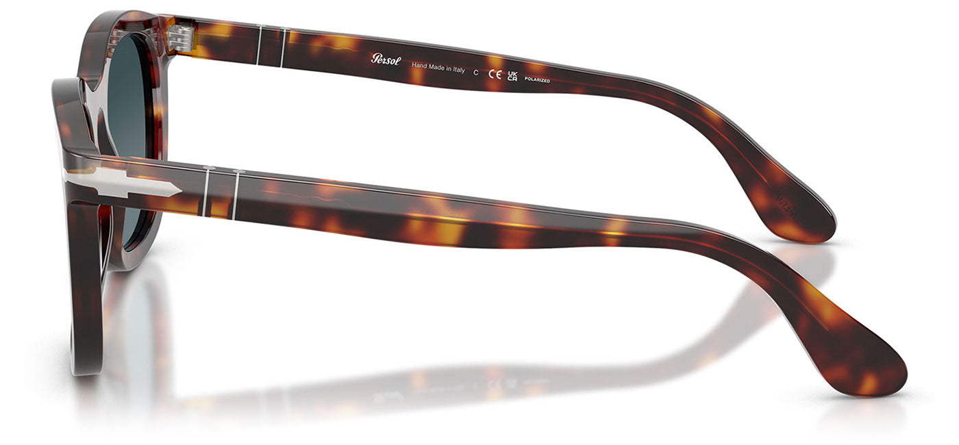Persol PO3395S Sunglasses - Havana / Light Blue Gradient Dark Blue
