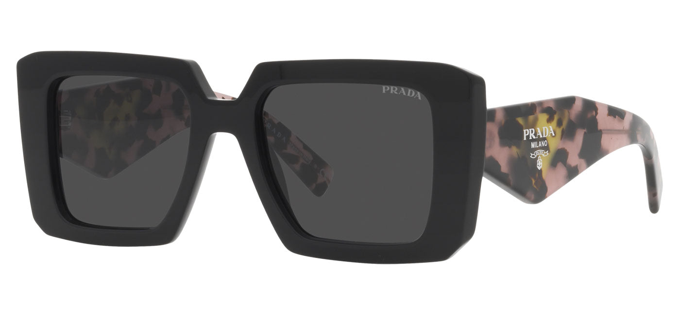 Prada PR 23YS Sunglasses - Black / Dark Grey