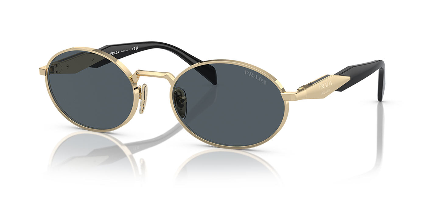 Prada PR 65ZS Sunglasses - Pale Gold / Dark Grey