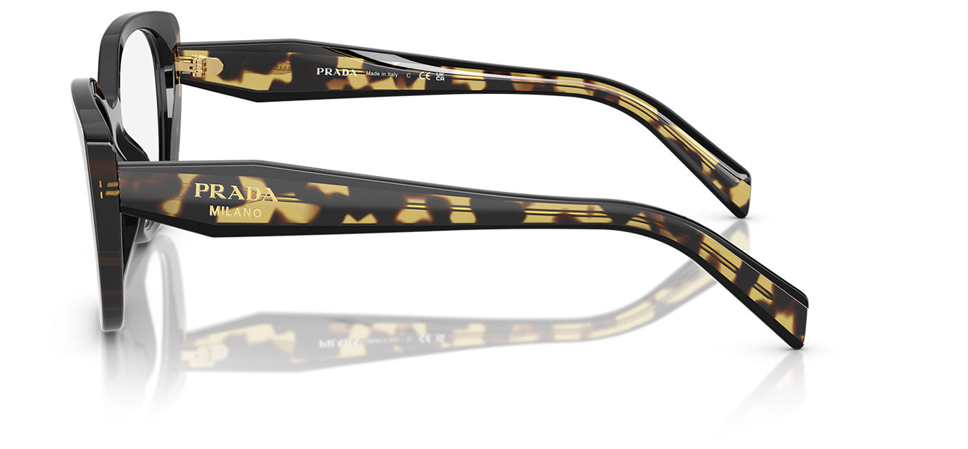 Prada PR B04V Glasses - Black/Medium Tortoise