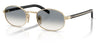 Prada PR B53S Sunglasses - Pale Gold/ Grey Gradient