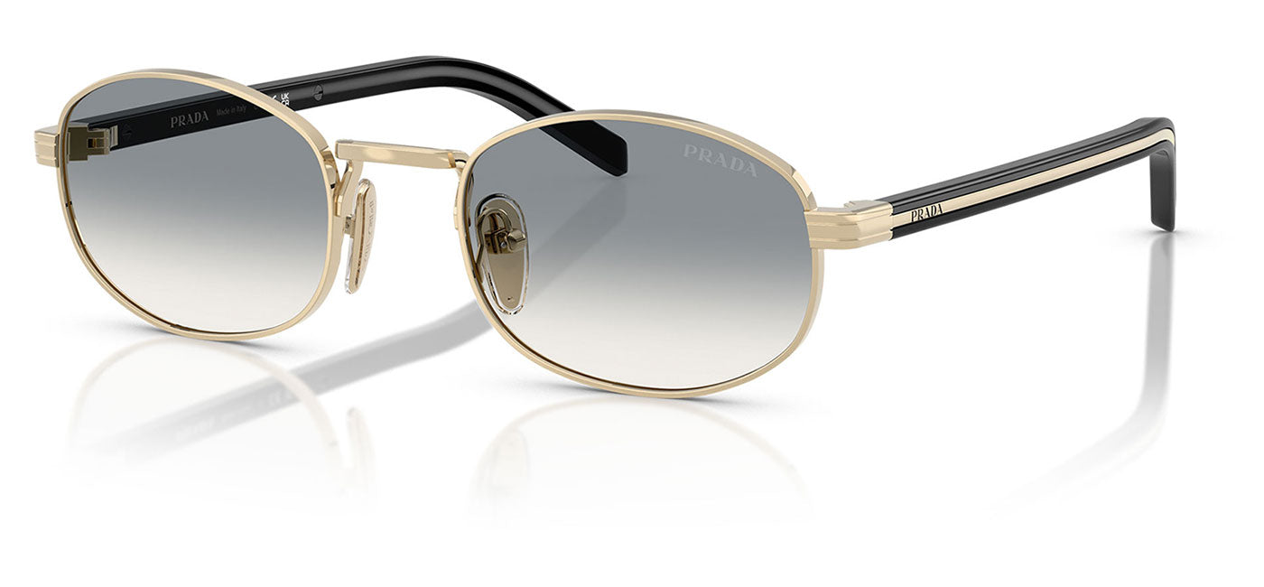 Prada PR B53S Sunglasses - Pale Gold/ Grey Gradient