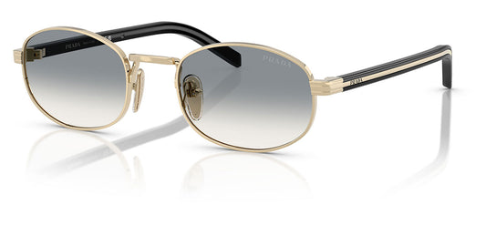 Prada PR B53S Sunglasses - Pale Gold/ Grey Gradient