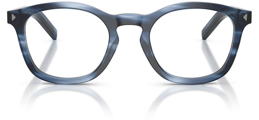Prada PR C04V Glasses - Striped Blue