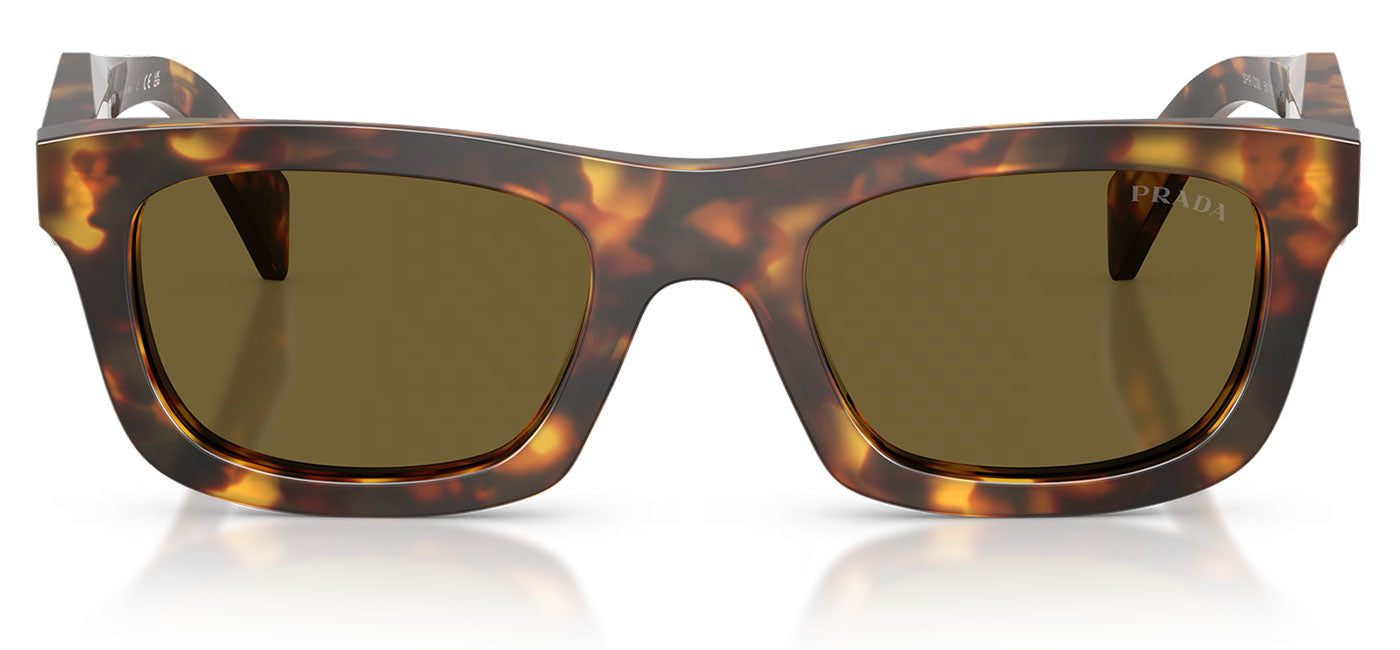 Prada PR C06S Sunglasses - Honey Tortoise / Dark Brown