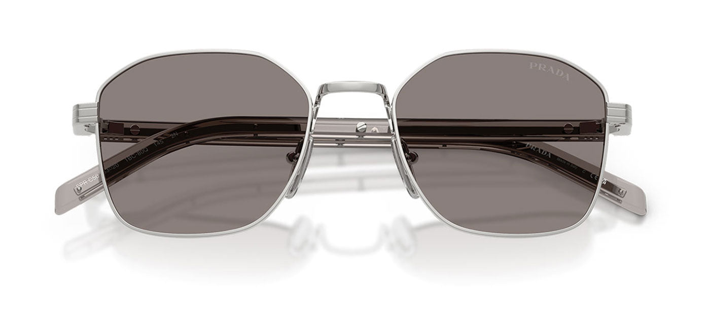 Prada PR C50S Sunglasses - Silver / Dark Grey