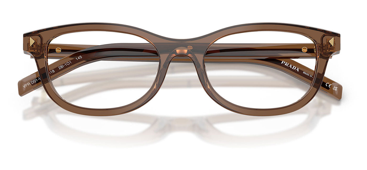 Prada PR D01VU Glasses - Transparent Clay