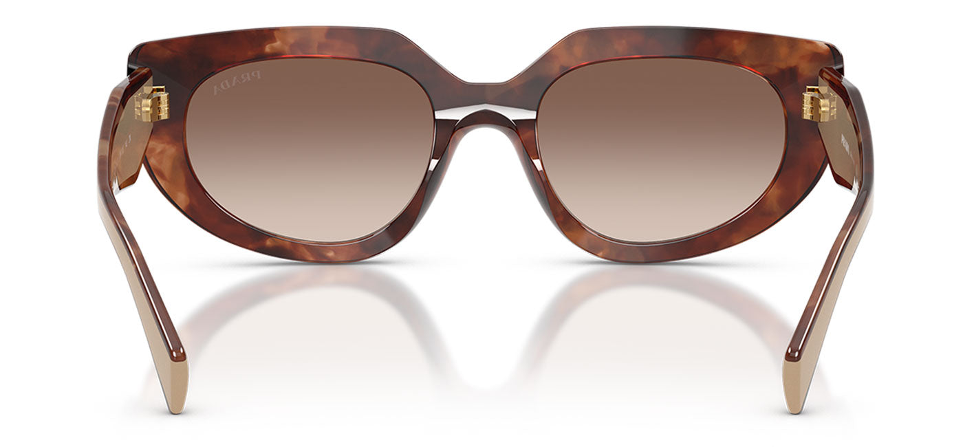 Prada PR D02S Sunglasses - Caramel Tortoise / Brown Gradient