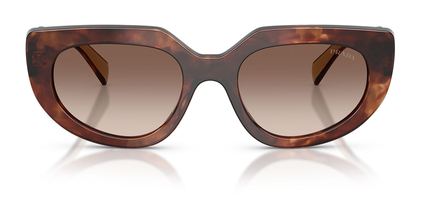 Prada PR D02S Sunglasses - Caramel Tortoise / Brown Gradient