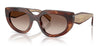 Prada PR D02S Sunglasses - Caramel Tortoise / Brown Gradient