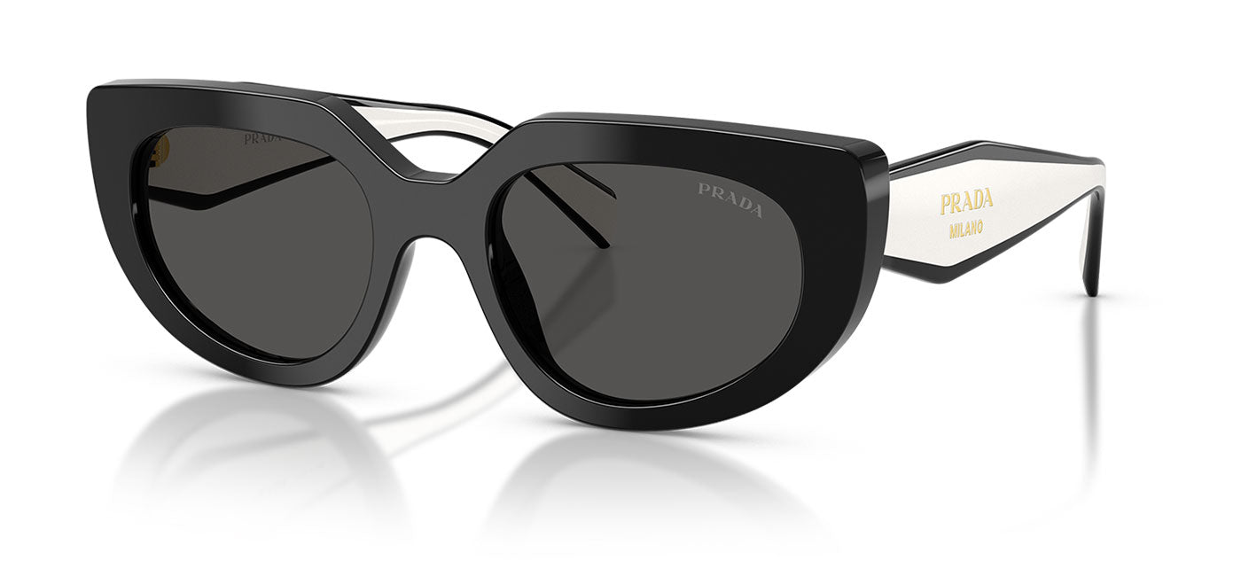 Prada PR D02S Sunglasses - Black / Dark Grey