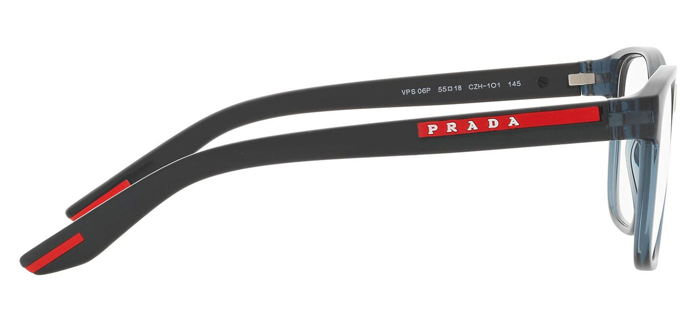 Prada Linea Rossa PS 06PV Glasses - Crystal Blue