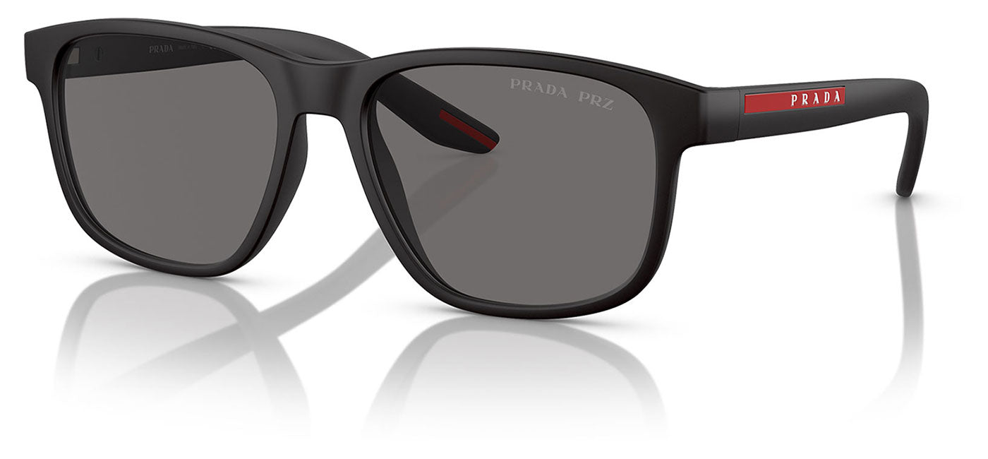Prada Linea Rossa PS 06YS Sunglasses - Black Rubber / Polar Dark Grey