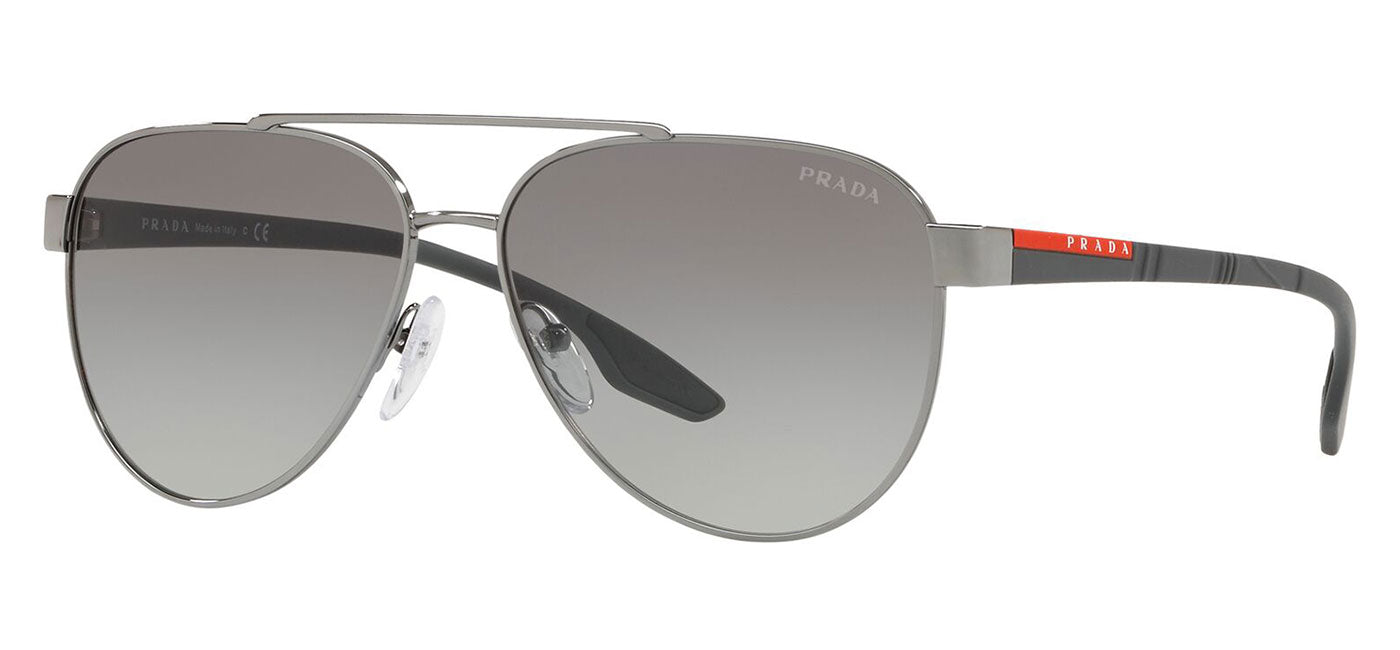 Prada Linea Rossa PS 54TS Sunglasses - Matte Gunmetal / Grey Gradient