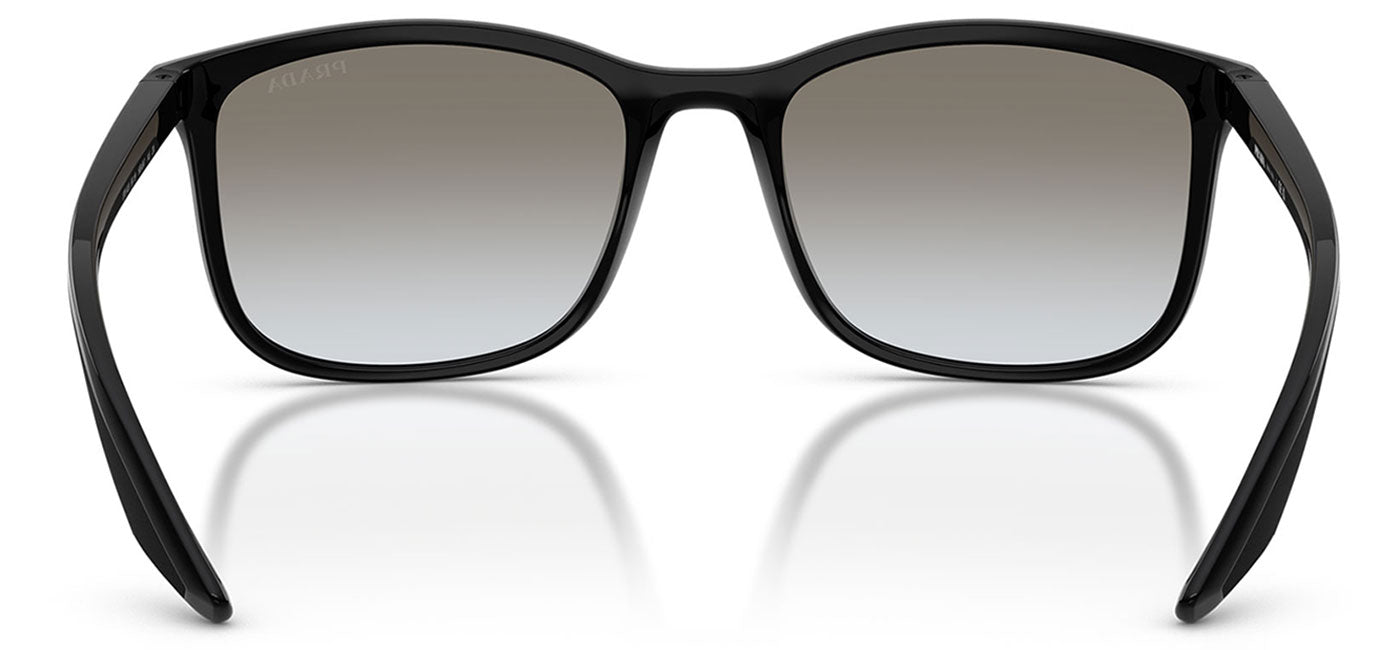 Prada Linea Rossa PS A08S Sunglasses - Black / Grey Gradient