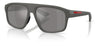 Prada Linea Rossa PS B02S Sunglasses - Metal Grey / Grey Mirror Silver