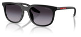 Prada Linea Rossa PS B09SU Sunglasses - Black / Grey Gradient Dark Blue