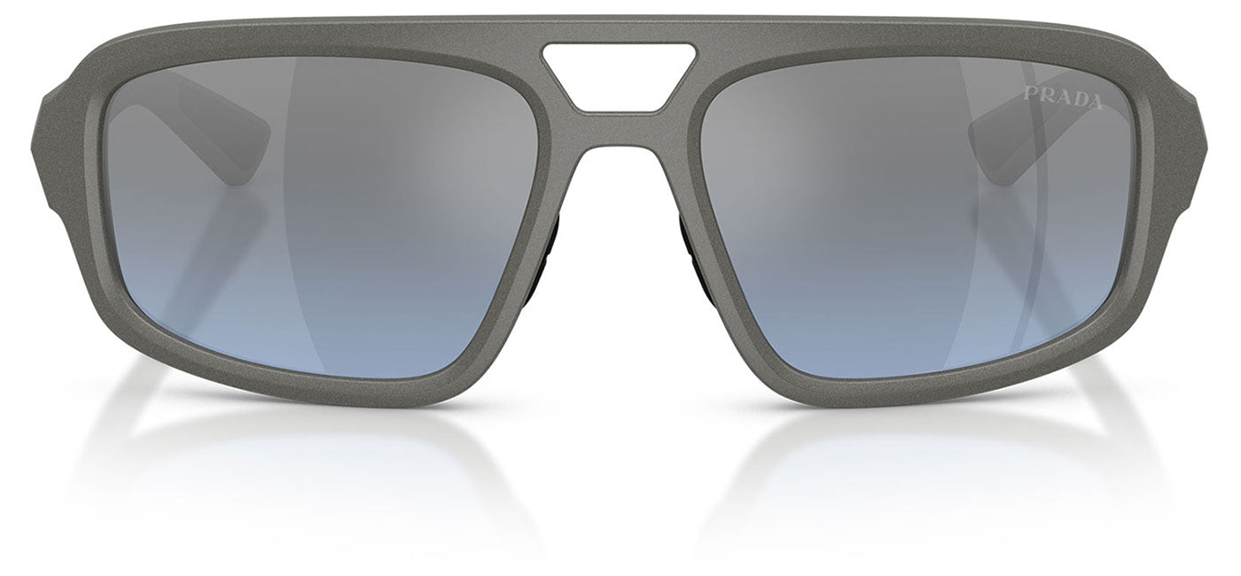 Prada Linea Rossa PS B11SU Sunglasses - Metal Grey / Light Blue Mirror Silver Gradient