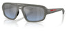 Prada Linea Rossa PS B11SU Sunglasses - Metal Grey / Light Blue Mirror Silver Gradient