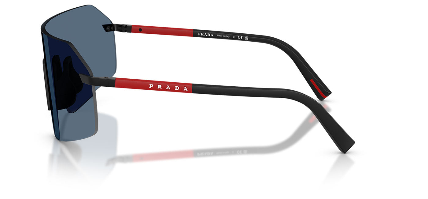 Prada Linea Rossa PS B50S Sunglasses - Black / Dark Blue