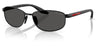 Prada Linea Rossa PS B53S Sunglasses - Black / Full Black