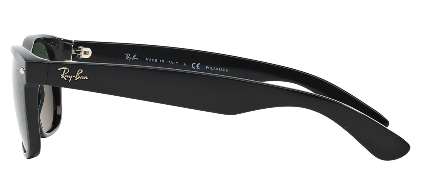 Ray-Ban RB2132 New Wayfarer Sunglasses - Black / Green Polarised