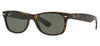 Ray-Ban RB2132 New Wayfarer Sunglasses - Tortoise / Green Polarised