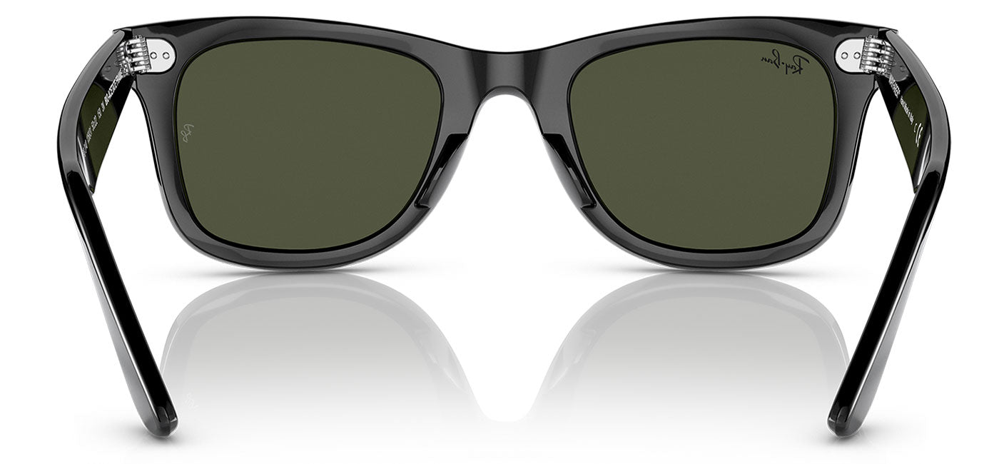 Ray-Ban RB2140 Original Wayfarer Sunglasses - Black / Green G-15