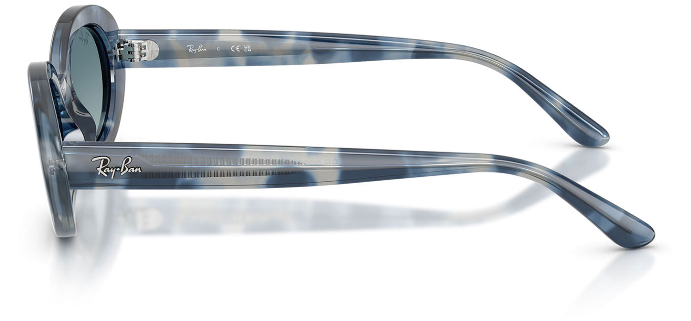 Ray-Ban RB2223 Sunglasses - Opal Blue Havana / Blue Gradient Grey