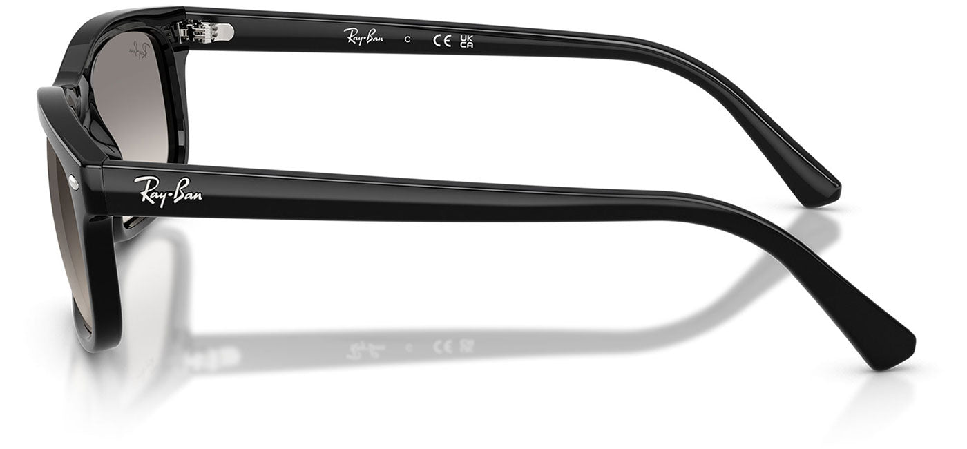 Ray-Ban RB2224 Sunglasses - Black / Clear Gradient Grey