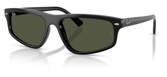 Ray-Ban RB2225 Sunglasses - Black / Green