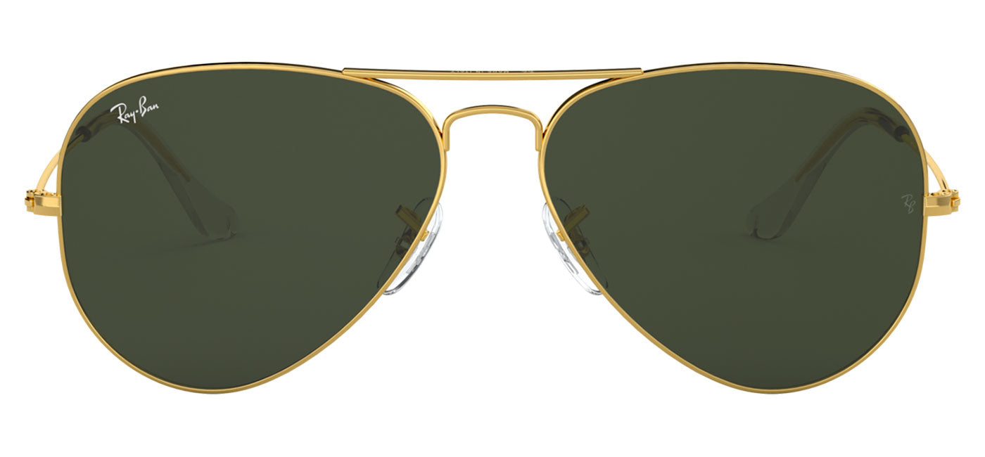 Ray-Ban RB3025 Aviator Sunglasses - Gold / Green