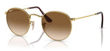 Ray-Ban RB3447 Round Metal Sunglasses - Gold / Brown