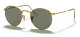 Ray-Ban RB3447 Round Metal Sunglasses - Arista Gold / Green Polarised