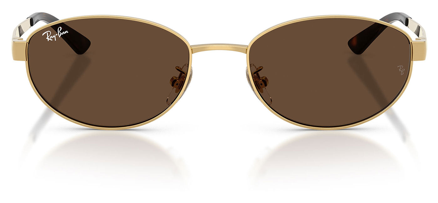 Ray-Ban RB3774D Sunglasses - Arista Gold / Dark Brown