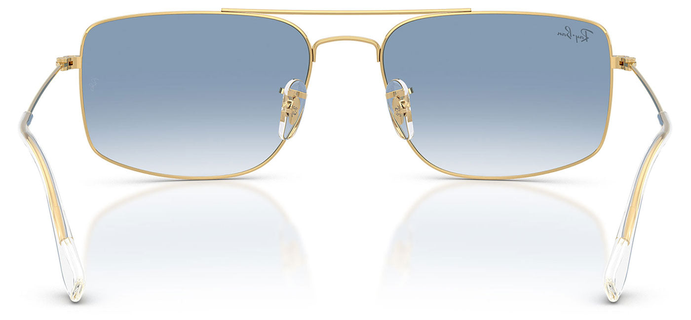 Ray-Ban RB3779 Explorer III Sunglasses - Arista Gold / Clear Gradient Blue