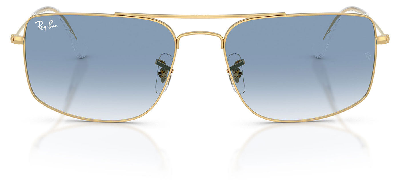 Ray-Ban RB3779 Explorer III Sunglasses - Arista Gold / Clear Gradient Blue