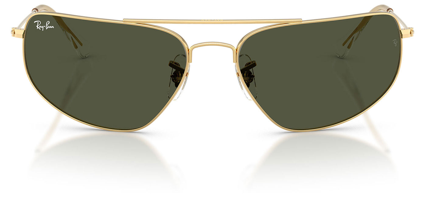 Ray-Ban RB3780 Sunglasses - Arista Gold / Green
