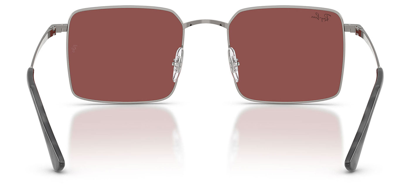 Ray-Ban RB3782 Idan Sunglasses - Gunmetal / Dark Violet