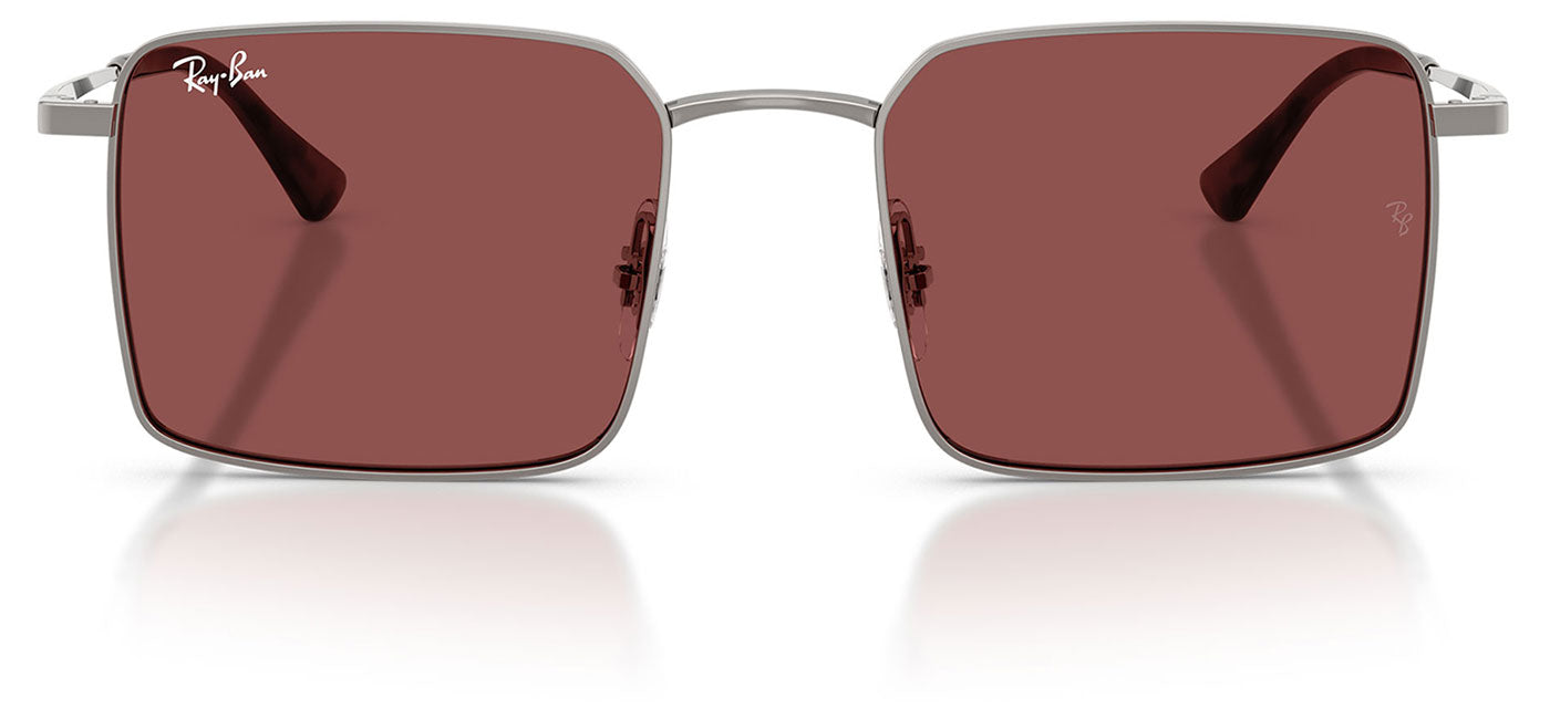 Ray-Ban RB3782 Idan Sunglasses - Gunmetal / Dark Violet