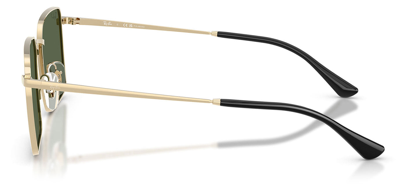 Ray-Ban RB3782 Idan Sunglasses - Pale Gold / Dark Green Polarised