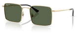 Ray-Ban RB3782 Idan Sunglasses - Pale Gold / Dark Green Polarised