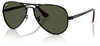 Ray-Ban RB3925 Aviator Max Sunglasses - Black / Green